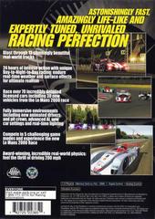 Back Cover | Le Mans 24 Hours Playstation 2
