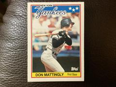 Don Mattingly #45 Baseball Cards 1988 Topps U.K. Mini Prices