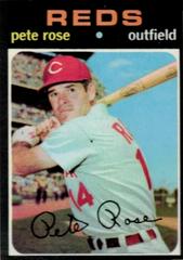 Pete Rose Baseball Cards 1971 Topps Prices