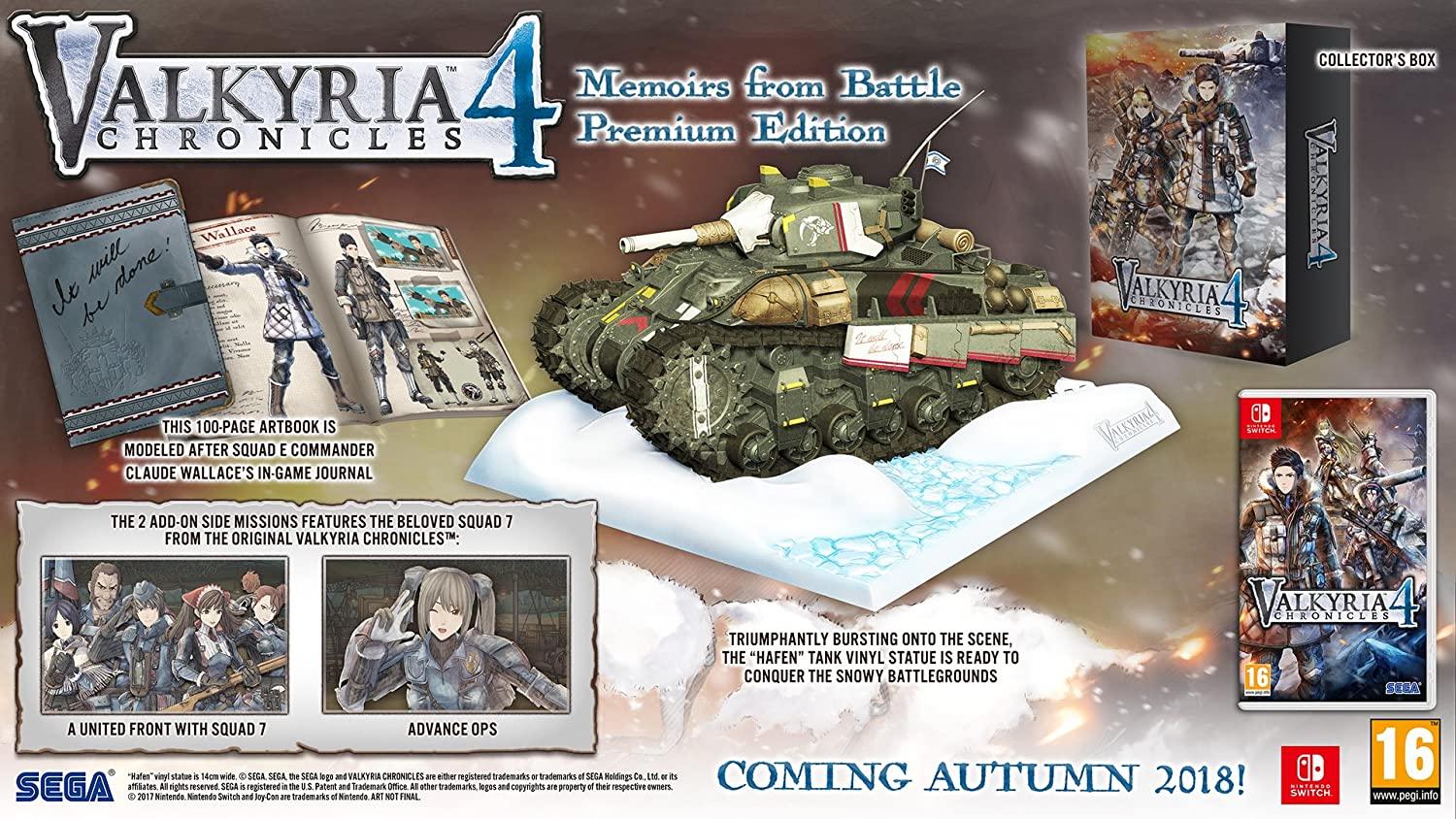 Valkyria Chronicles 4: Memoirs from Battle [Premium Edition] PAL Nintendo Switch