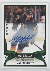 Max Pacioretty [Emerald Ice Autograph] Hockey Cards 2021 Parkhurst Prices