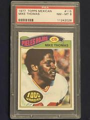 Mike Thomas #115 Football Cards 1977 Topps Mexican Prices