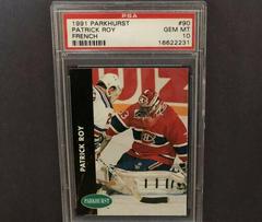 Patrick Roy [French] Hockey Cards 1991 Parkhurst Prices