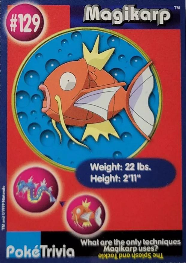 Magikarp #129 Pokemon Burger King