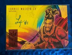 Lonnie Walker IV [Ruby] Basketball Cards 2018 Panini Court Kings Fresh Paint Autographs Prices