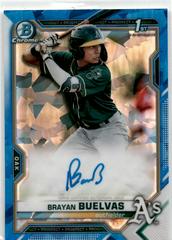 Brayan Buelvas Baseball Cards 2021 Bowman Sapphire Autographs Prices
