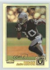 Andre Rison [Refractor] #177 Football Cards 2001 Topps Chrome Prices