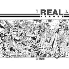 Real Heroes [Black White] #1 (2014) Comic Books The Real Heroes Prices