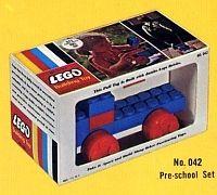 Jumbo Brick Pull Toy #42 LEGO Samsonite Prices
