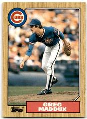 Greg Maddux Baseball Cards 1987 Topps Traded Prices