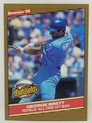 George Brett #3 Baseball Cards 1986 Donruss Highlights Prices