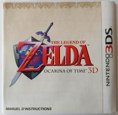 French Manual Front | Zelda Ocarina Of Time 3D [Canadian] Nintendo 3DS