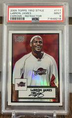 Lebron James [Chrome Refractor] Basketball Cards 2005 Topps 1952 Style Prices
