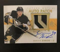 Dominik Simon [Limited Patch Autograph] Hockey Cards 2016 SP Authentic Prices