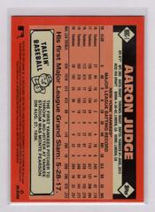 Back | Aaron Judge Baseball Cards 2021 Topps Chrome 1986