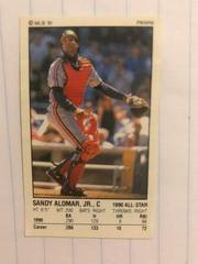Sandy Alomar Jr #172 Baseball Cards 1991 Panini Stickers Prices