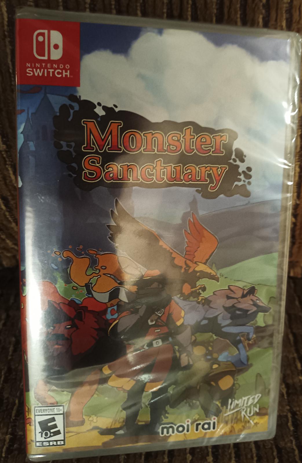 Monster Sanctuary Item, Box, and Manual Nintendo Switch