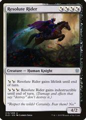 Resolute Rider [Foil] Magic Throne of Eldraine Prices