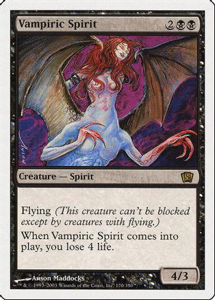 Vampiric Spirit Magic 8th Edition