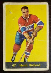 Henri Richard #47 Hockey Cards 1960 Parkhurst Prices