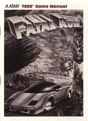 Fatal Run - Manual | Fatal Run Atari 7800
