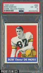 Bob DeMoss [Dark Yellow Pants] #86 Football Cards 1948 Leaf Prices