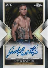 Justin Gaethje #MEA-JGA Ufc Cards 2024 Topps Chrome UFC Main Event Autograph Prices