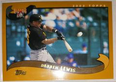 Darren Lewis #T42 Baseball Cards 2002 Topps Traded Prices