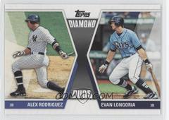 Alex Rodriguez, Evan Longoria #DD-26 Baseball Cards 2011 Topps Diamond Duos Prices