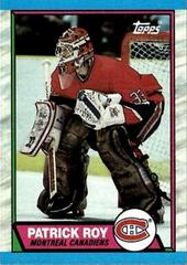 Patrick Roy #17 Hockey Cards 1989 Topps Prices