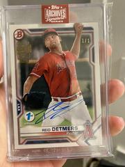 Reid Detmers #BFE-26 Baseball Cards 2021 Bowman 1st Edition Chrome Autographs Prices