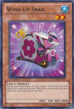 Wind-Up Snail [1st edition] GENF-EN017 YuGiOh Generation Force