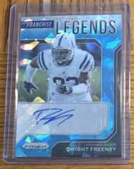 Dwight Freeney [Blue Ice Prizm] Football Cards 2021 Panini Prizm Franchise Legends Signatures Prices