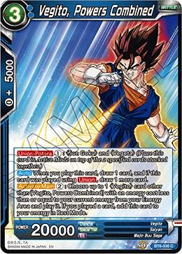 Vegito, Powers Combined [Foil] BT6-036 Dragon Ball Super Destroyer Kings