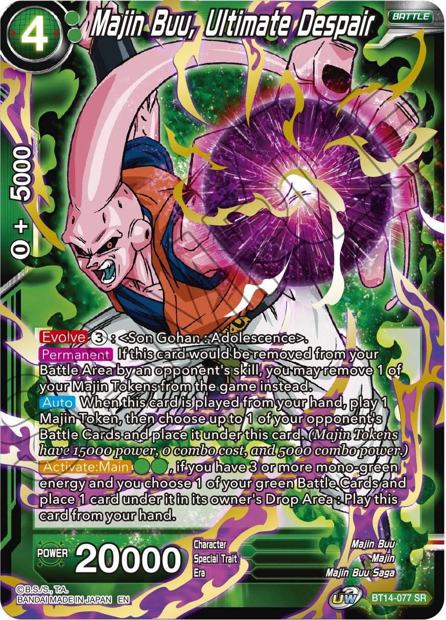 Majin Buu, Ultimate Despair BT14-077 Dragon Ball Super Cross Spirits