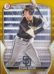 Ethan Salas [Gold] Baseball Cards 2023 Bowman Draft Prices