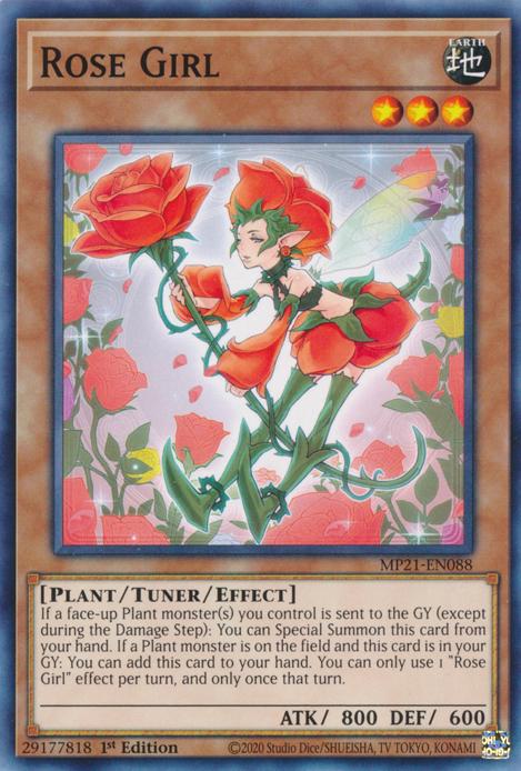 Rose Girl MP21-EN088 YuGiOh 2021 Tin of Ancient Battles Mega Pack