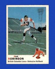Rich Robinson #26 Football Cards 1970 O Pee Chee CFL Prices
