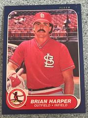 Brian Harper Baseball Cards 1986 Fleer Prices