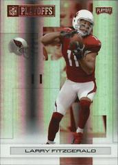 Larry Fitzgerald [Red Holofoil] Football Cards 2007 Playoffs NFL Prices