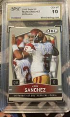 Mark Sanchez Football Cards 2009 Sage Hit Prices