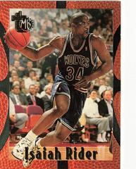 Isaiaih Rider Basketball Cards 1994 Topps Embossed Prices