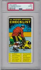 1st Series Hockey Checklist #54 Hockey Cards 1964 Topps Prices