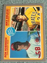M. L. Prospects [R. Robinson, M. Bielecki] Baseball Cards 1985 Fleer Prices