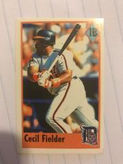 Cecil Fielder #40 Baseball Cards 1995 Fleer Panini Stickers Prices