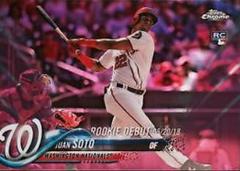 Juan Soto [Pink Refractor] Baseball Cards 2018 Topps Chrome Update Prices
