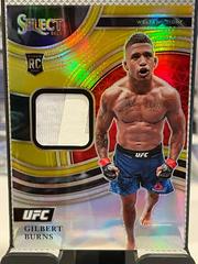 Gilbert Burns [Gold] #SS-GBN Ufc Cards 2021 Panini Select UFC Swatches Prices
