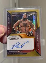 Thiago Santos [Gold] Ufc Cards 2021 Panini Prizm UFC Sensational Signatures Prices