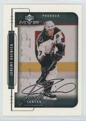 Jeremy Roenick #156 Hockey Cards 1999 Upper Deck MVP Prices