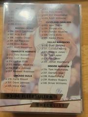 Check List #373 Basketball Cards 1993 Ultra Prices